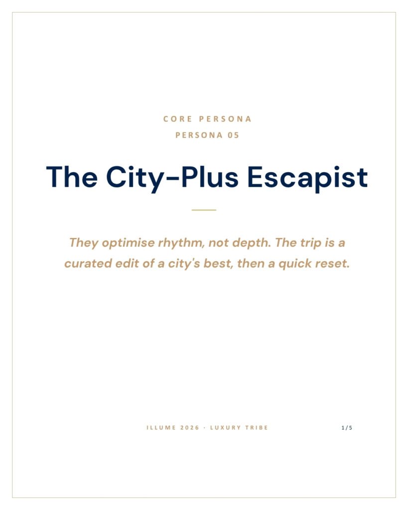 The City-Plus Escapist